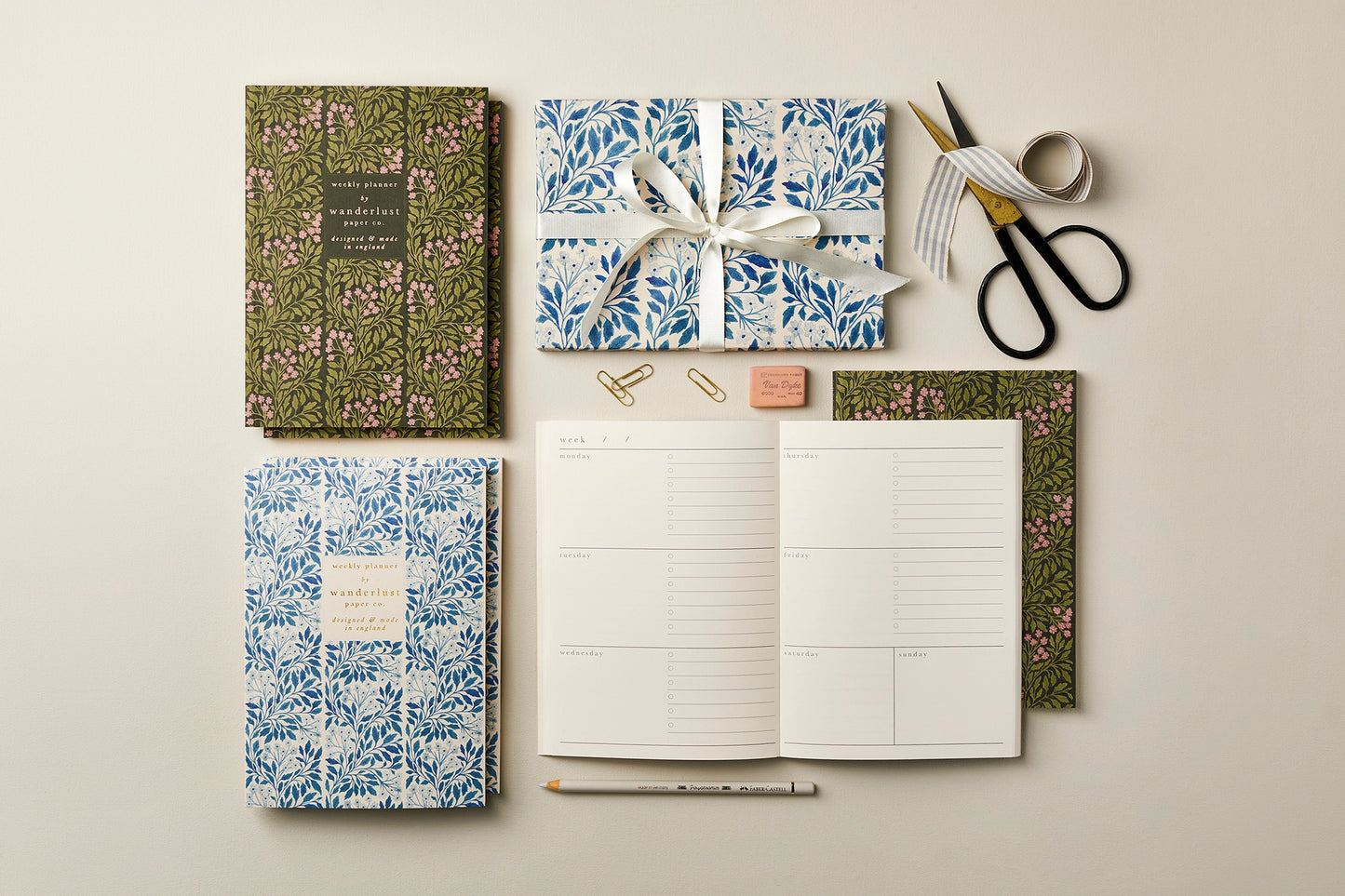 Green Flora Weekly Planner