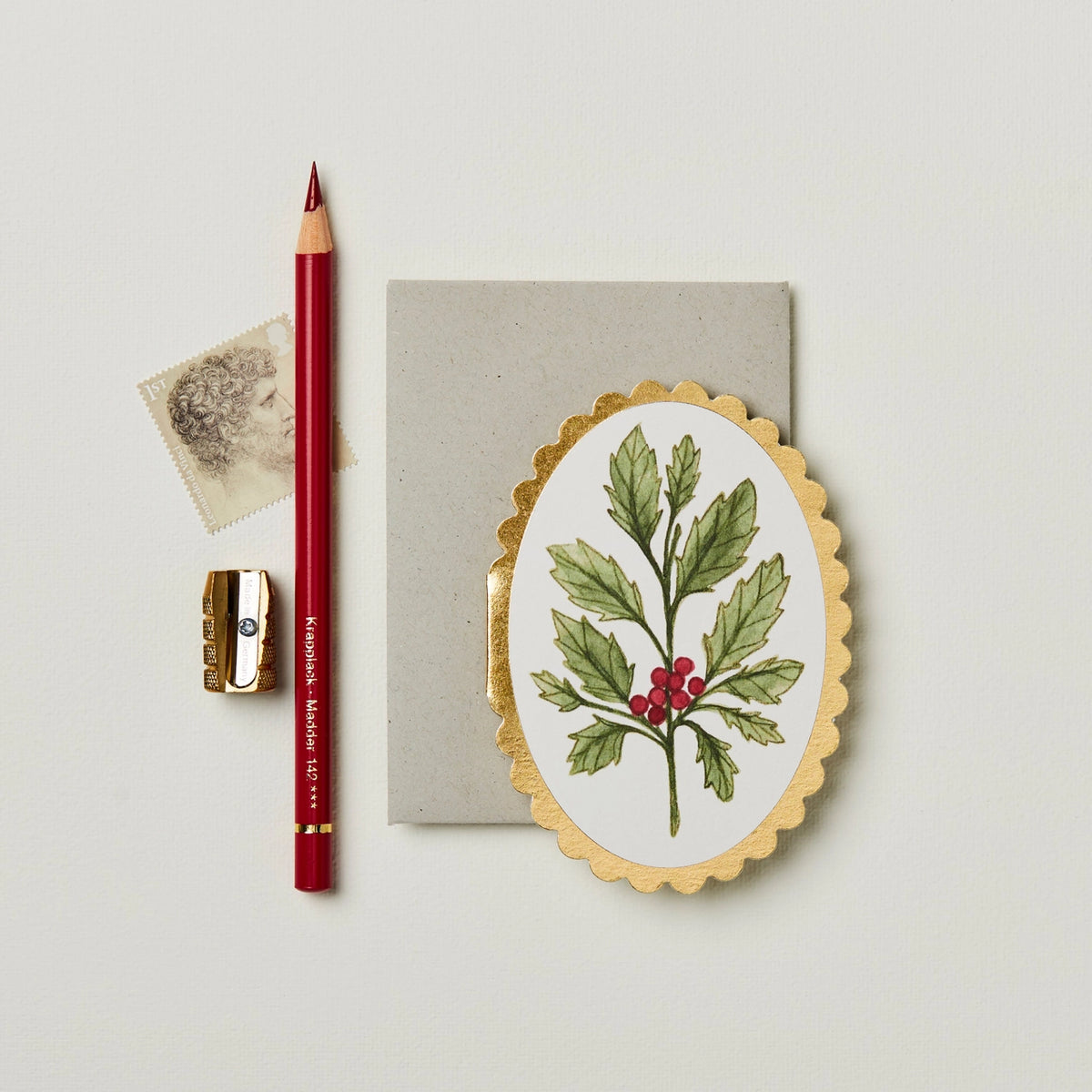 Petit Holly Holiday Card