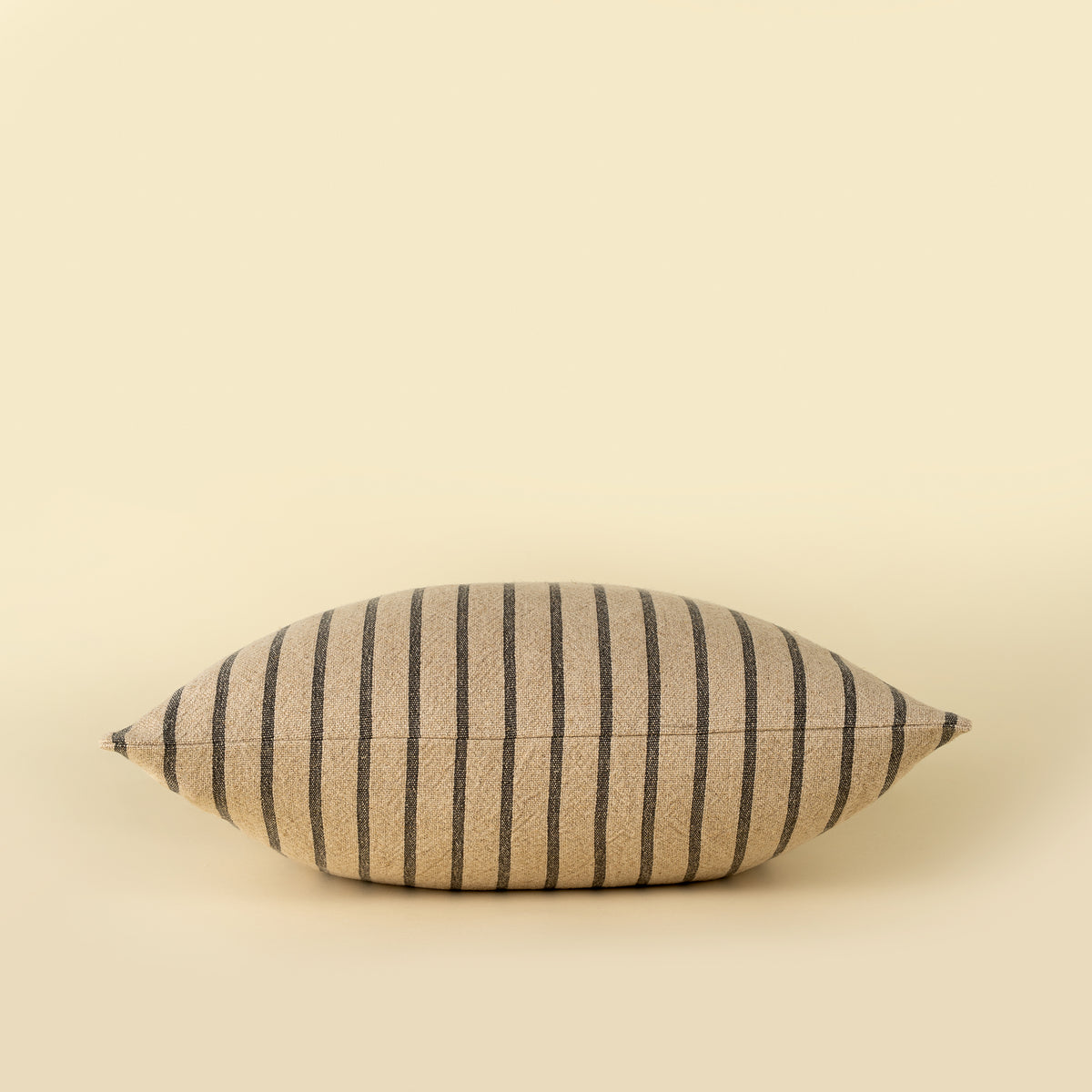 Oat & Slate Stripe Pillow