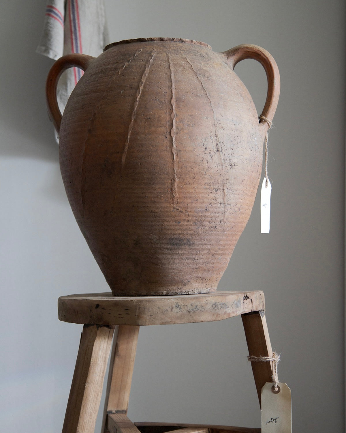 Vintage Two Handle Pot from France