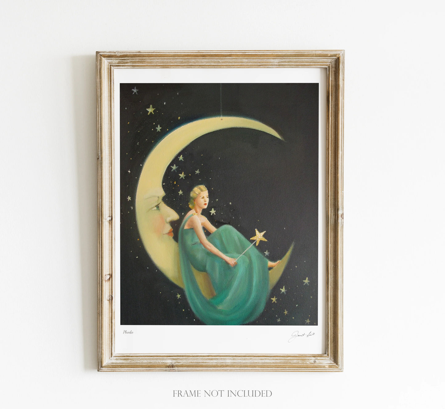 Fine Art Print - Moon & Stars