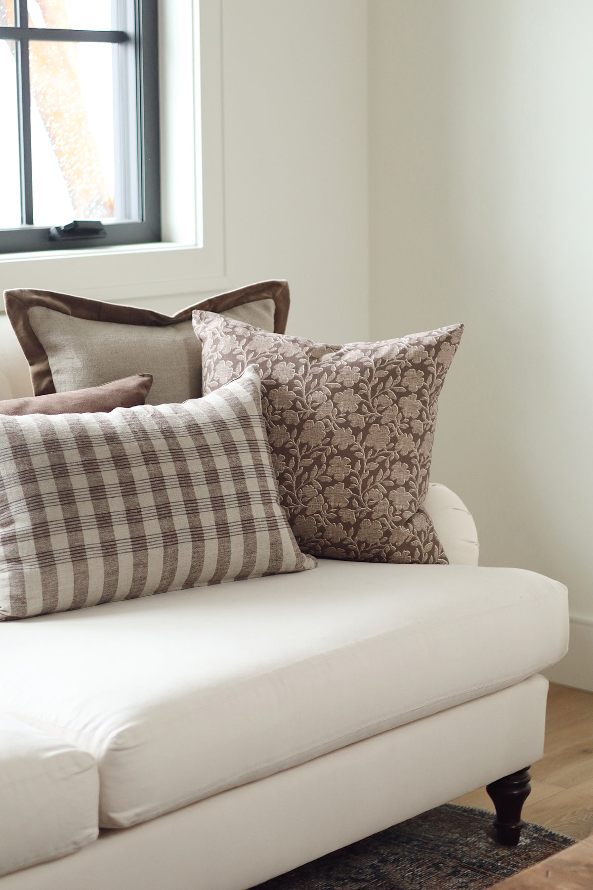Homestead Lumbar Linen Pillow