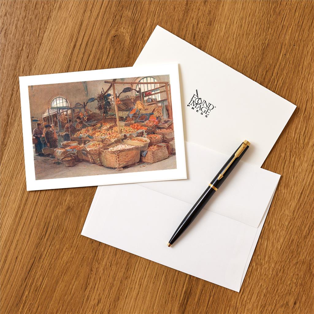 Greeting Card - Le Marché