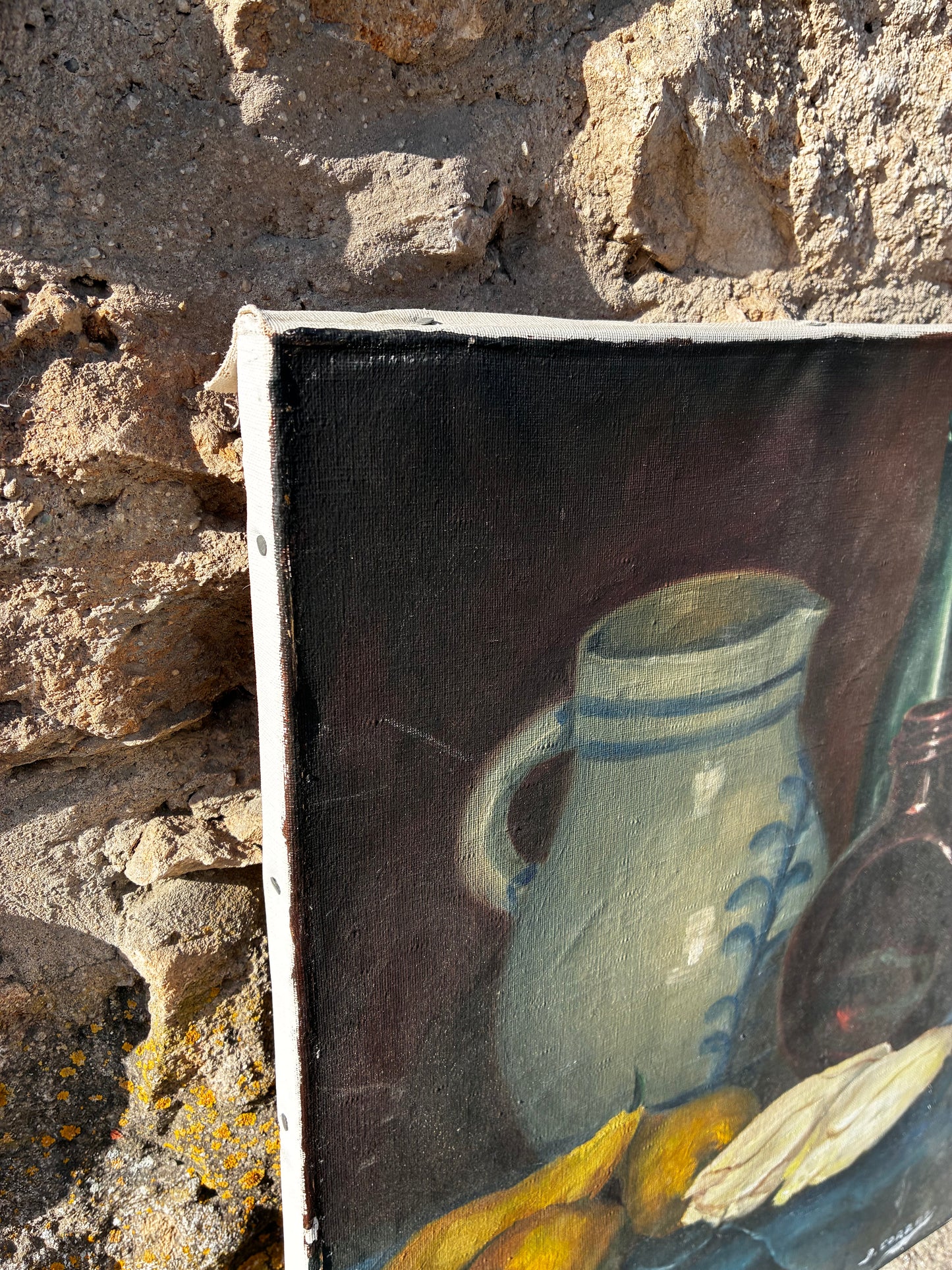 ‘Still Life with a Jug’ Original signed mid-century painting