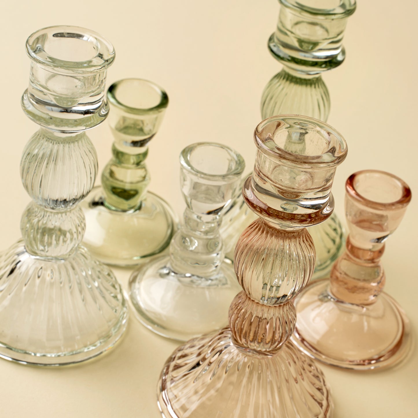Glass Candle Holder