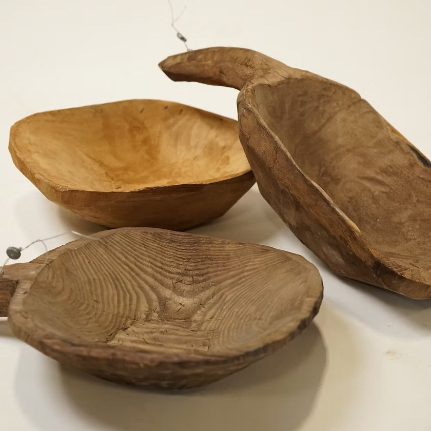 Hand-carved Wooden Scoop