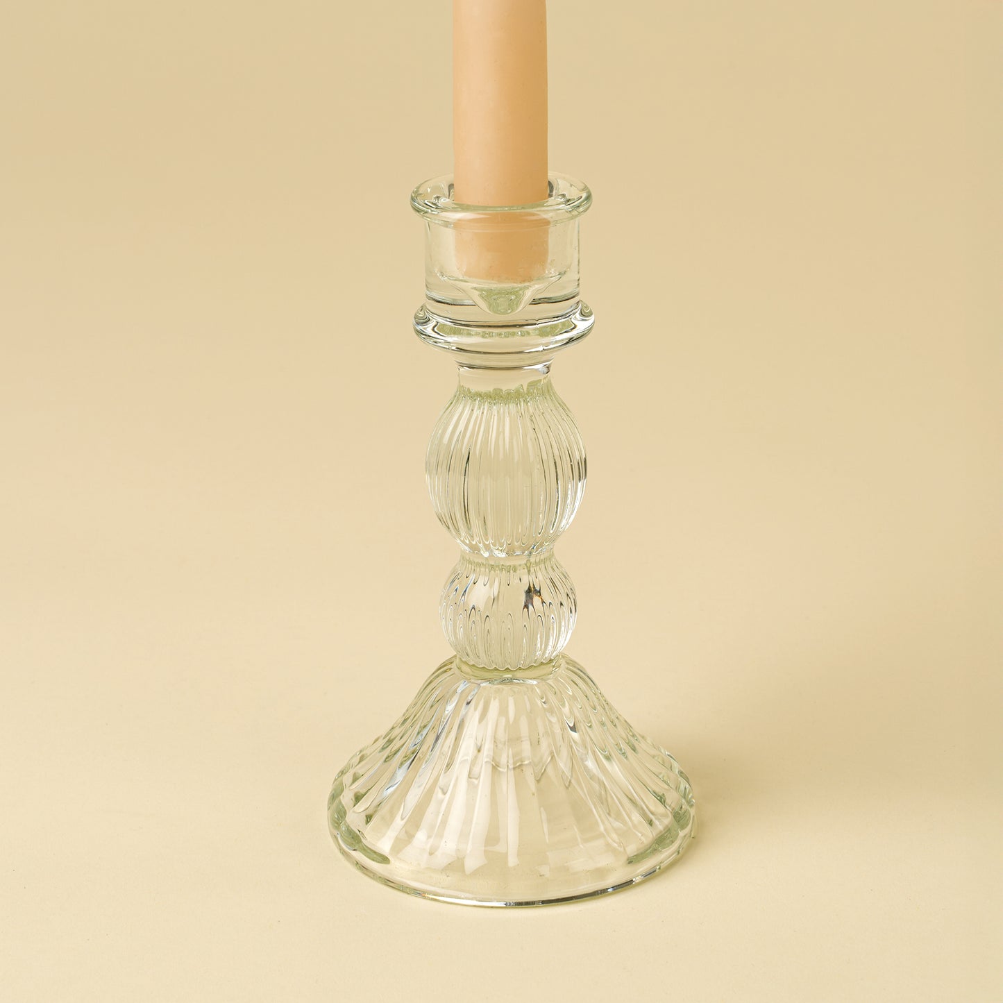 Glass Candle Holder