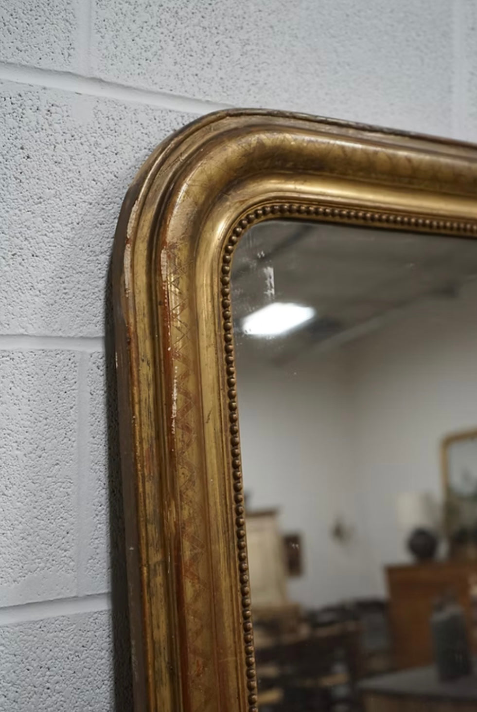 c.1800s Antique French Louis Phillipe Mirror