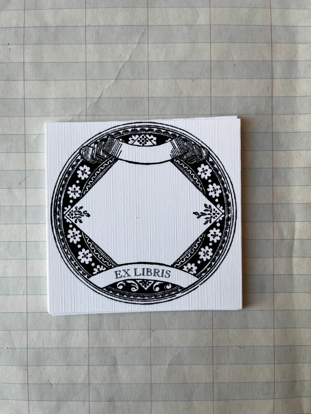 Set of 12 Antique Inspired Book Plates