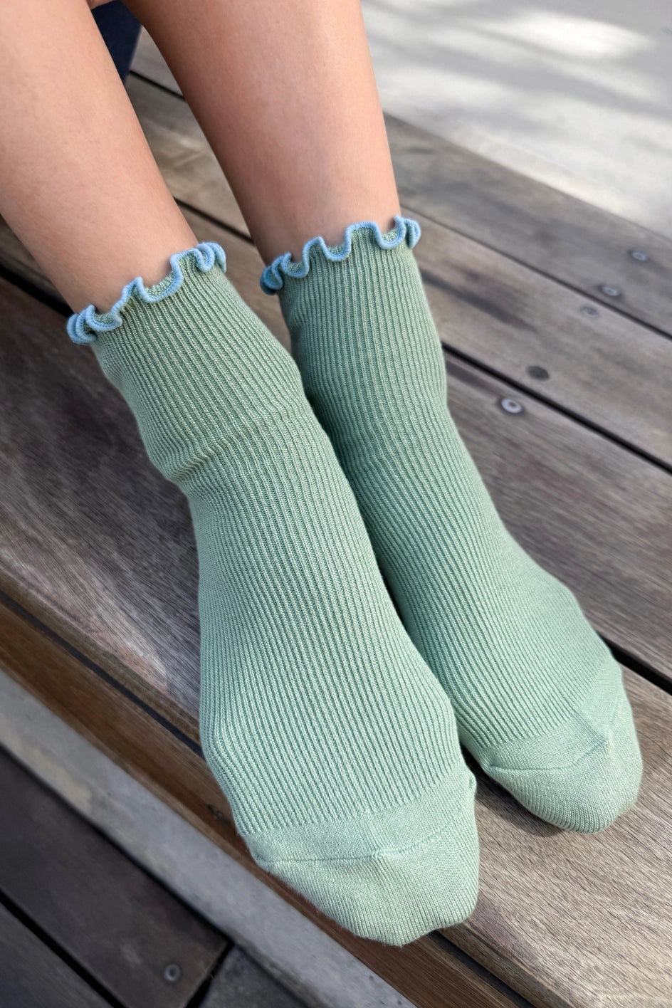 Noble x Le Bon Shoppe Ruffled Socks