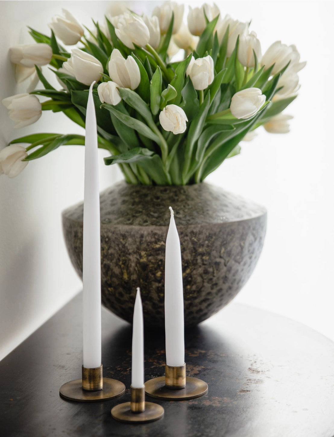 Pair of 10” Danish Taper Candles