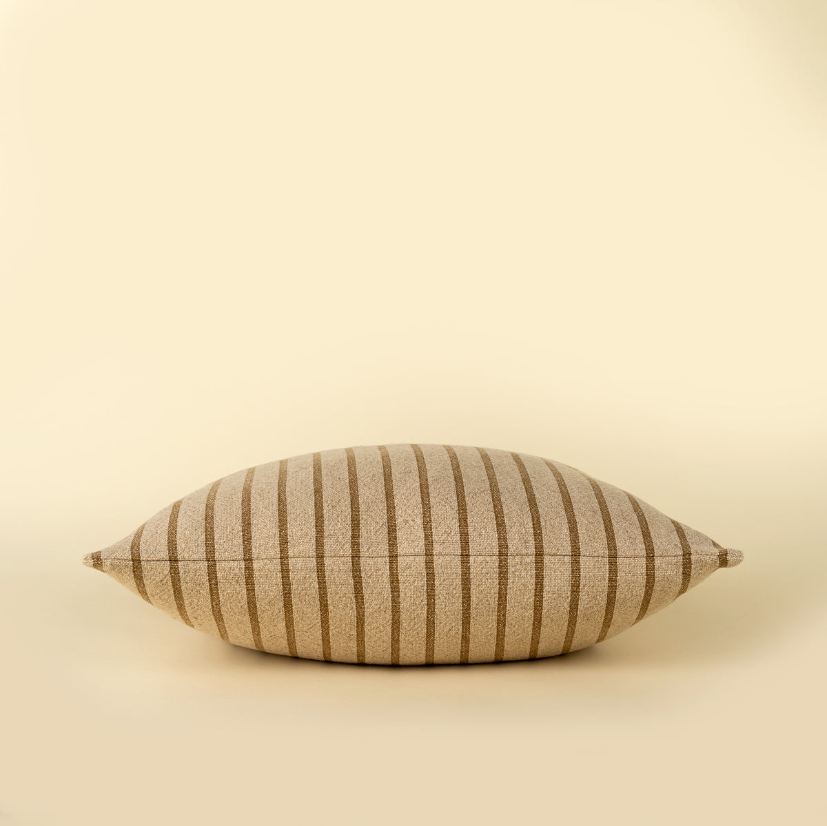 Oat & Ochre Stripe Pillow