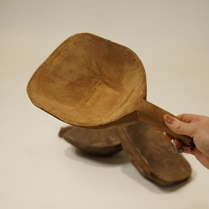 Hand-carved Wooden Scoop