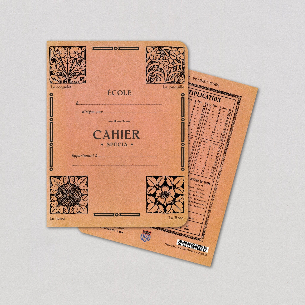 Cahier - Art Nouveau Rose