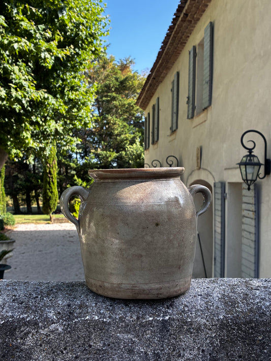 Vintage French Two Handle Pot