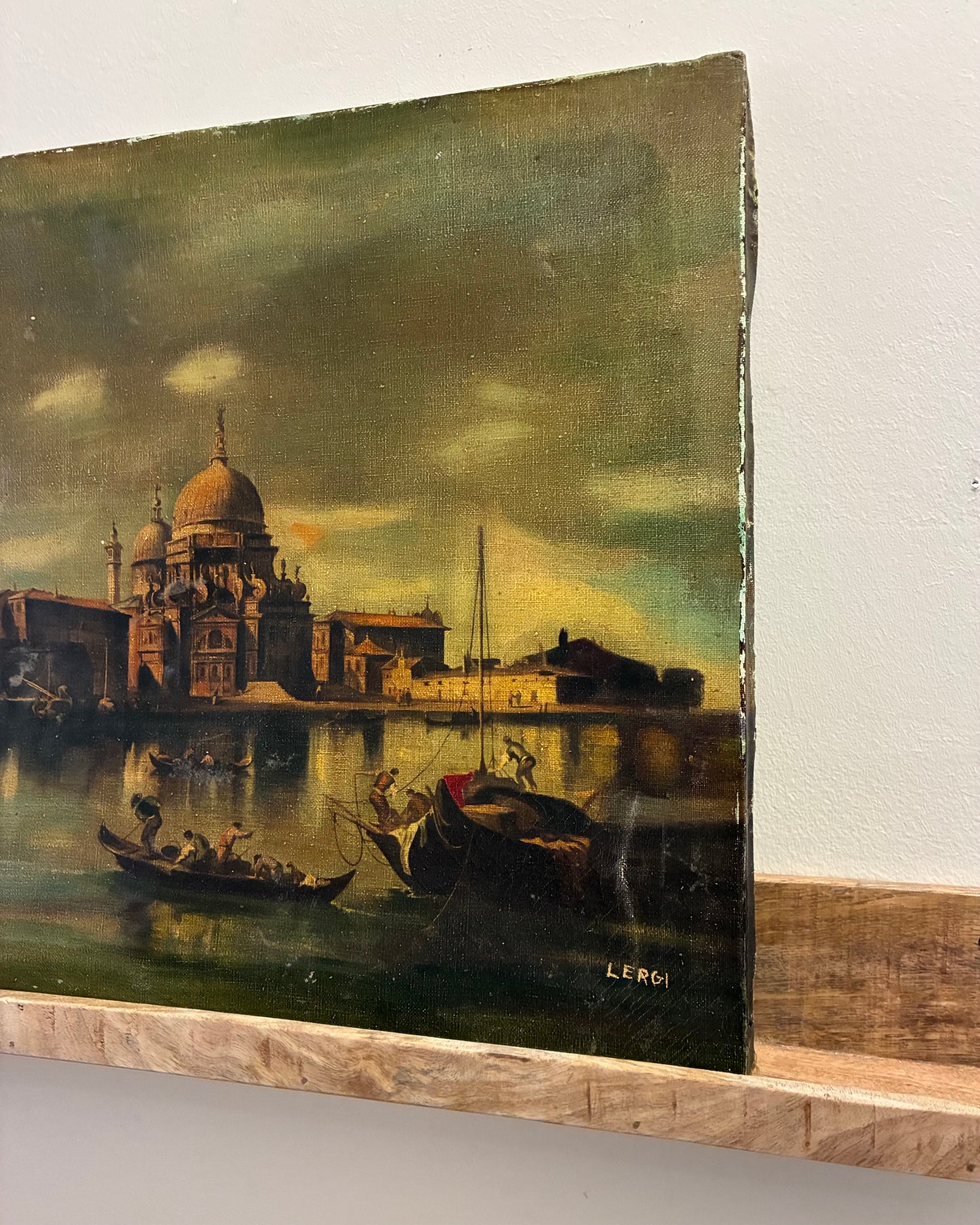 Vintage Artwork Basilica of Santa Maria della Salute Venice