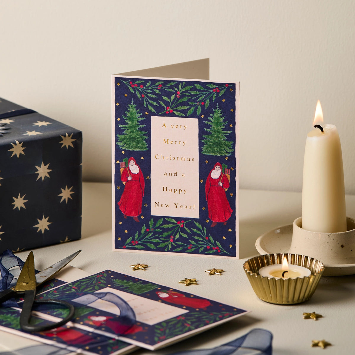 Christmas Card - Festive Border