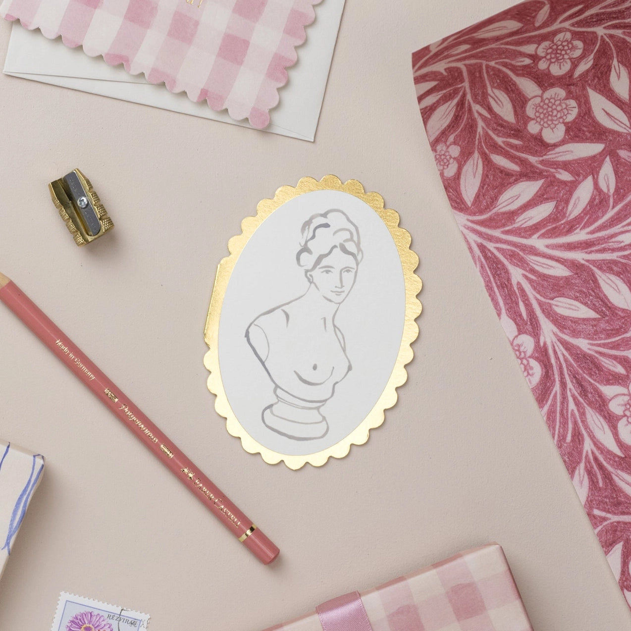 Petit Card - Classical Bust