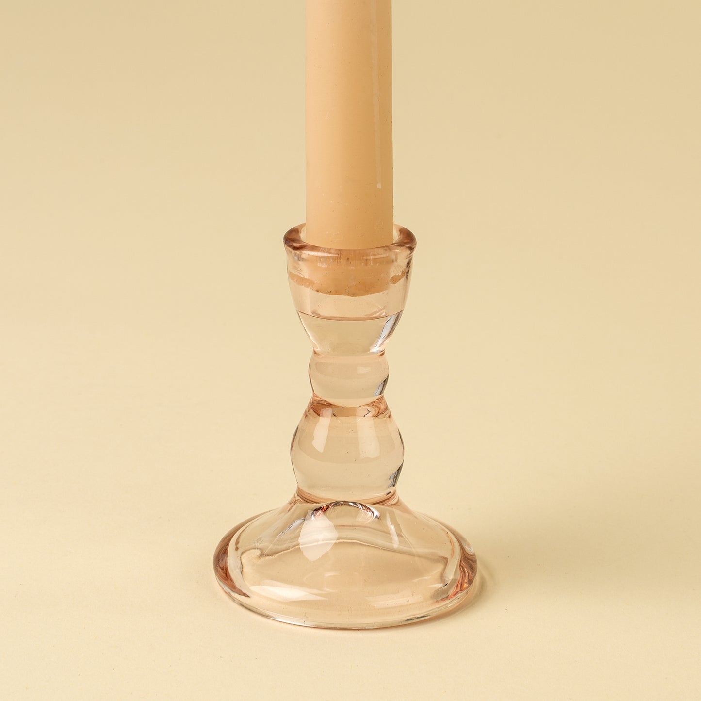 Glass Candle Holder