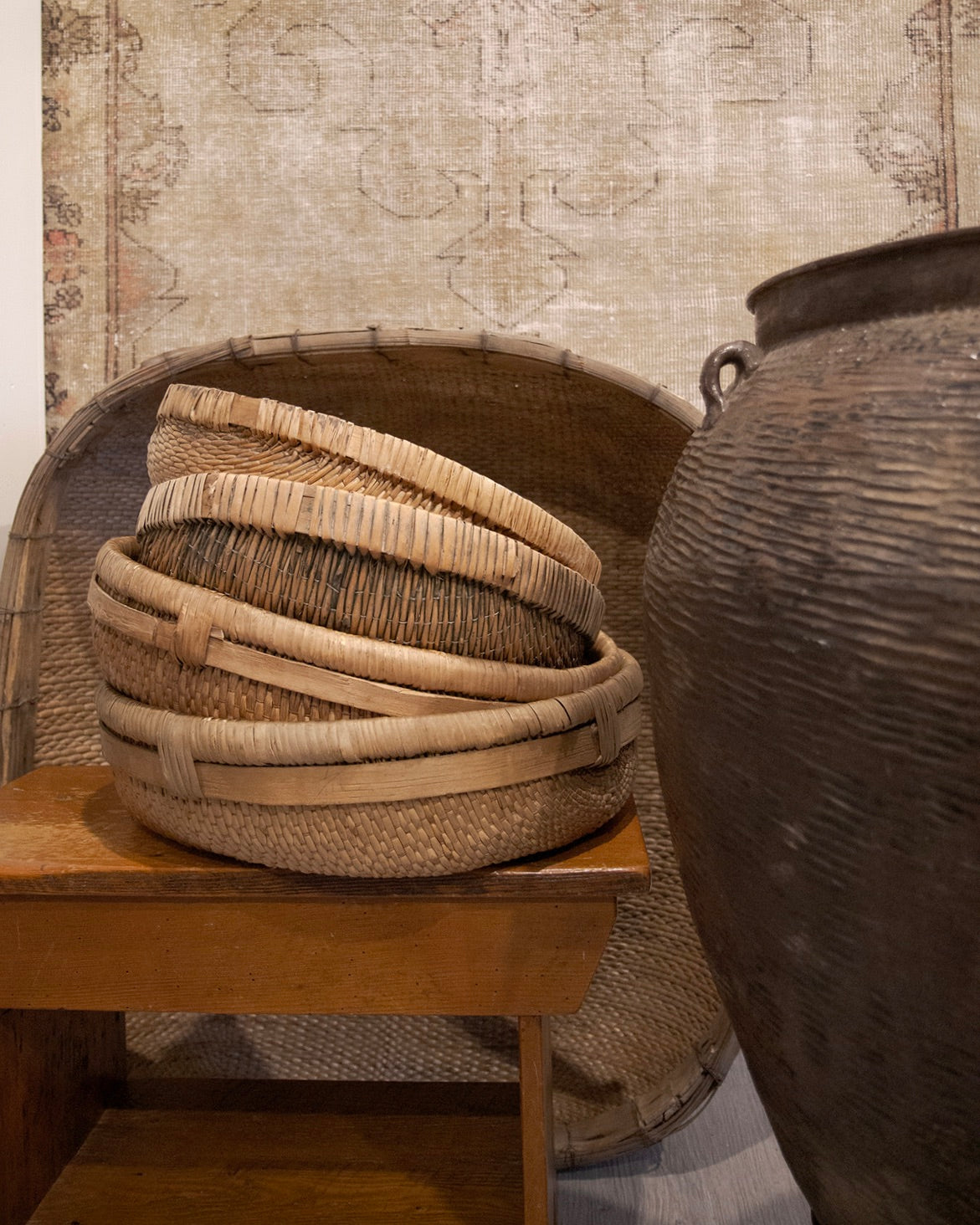 Vintage Harvest Basket