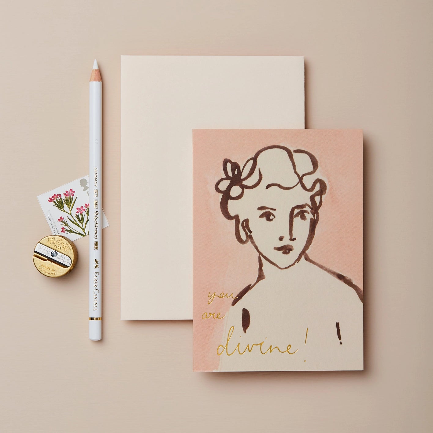 Greeting Card - Divine Portrait