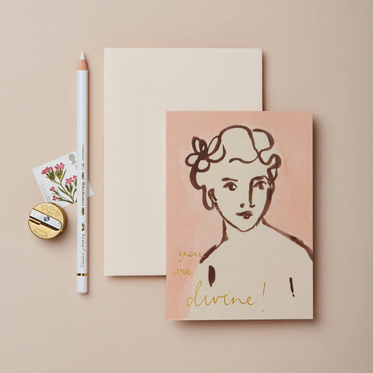 Greeting Card - Divine Portrait