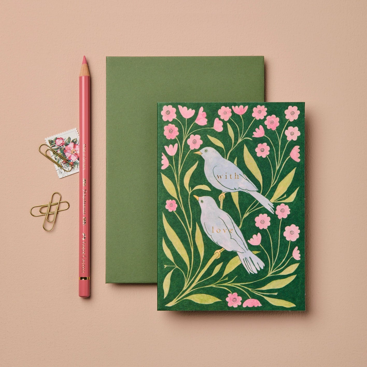 Greeting Card - Love Birds