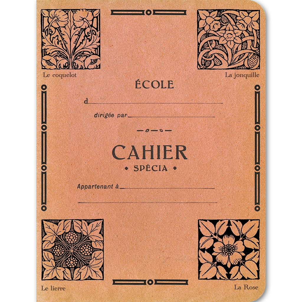 Cahier - Art Nouveau Rose
