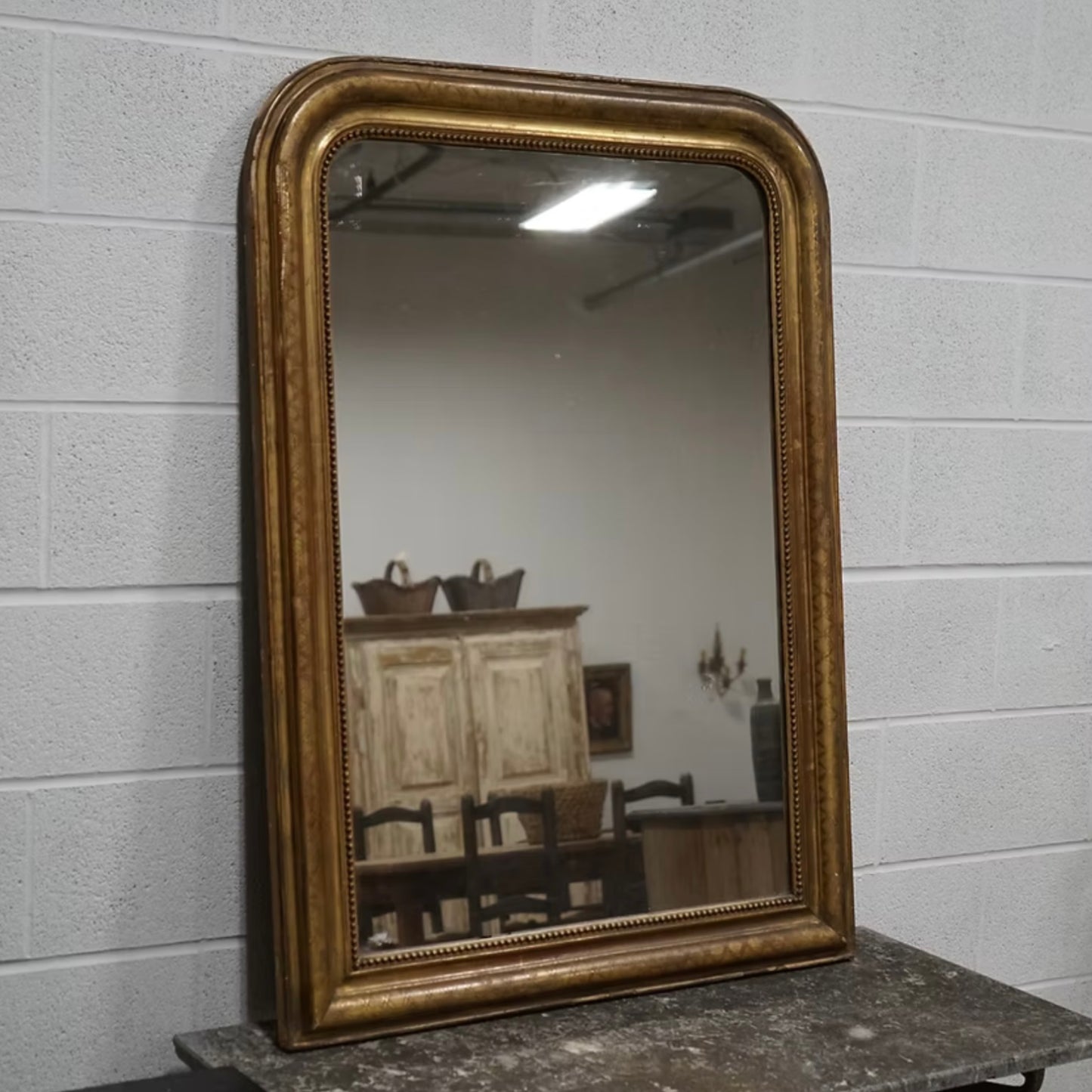 c.1800s Antique French Louis Phillipe Mirror