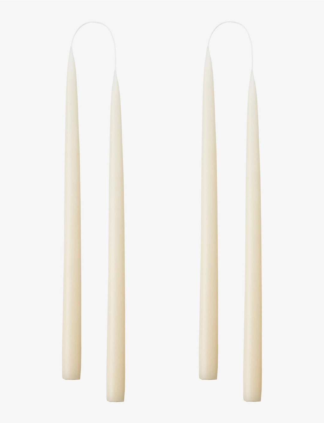 Pair of 10” Danish Taper Candles