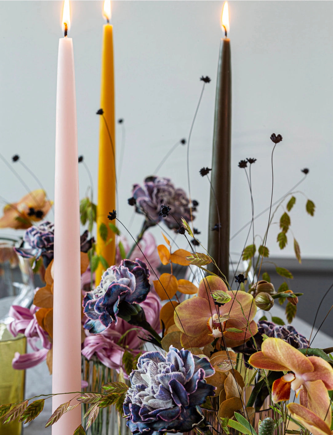 Pair of 10” Danish Taper Candles