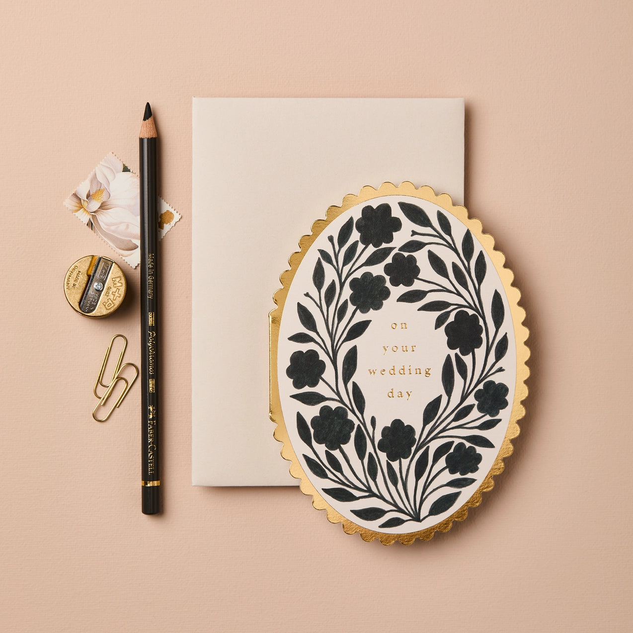 Flora Greeting Card - On Your Wedding Day