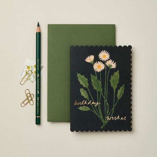 Greeting Card - Daisy Birthday Wishes