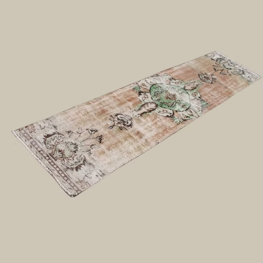 Vintage Turkish Rose Runner
