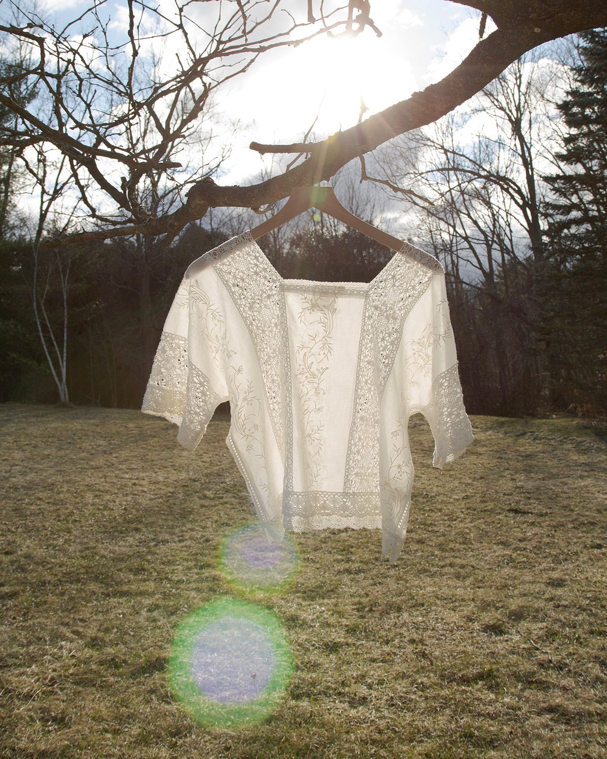 La Bohème Embroidered Lace Top