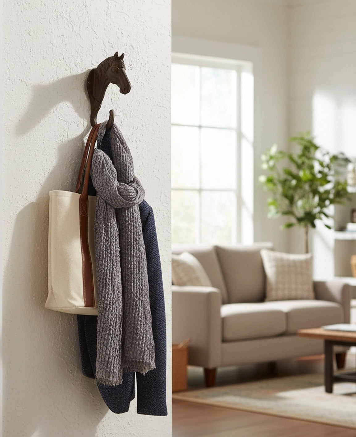 Cast Iron Horse Hook