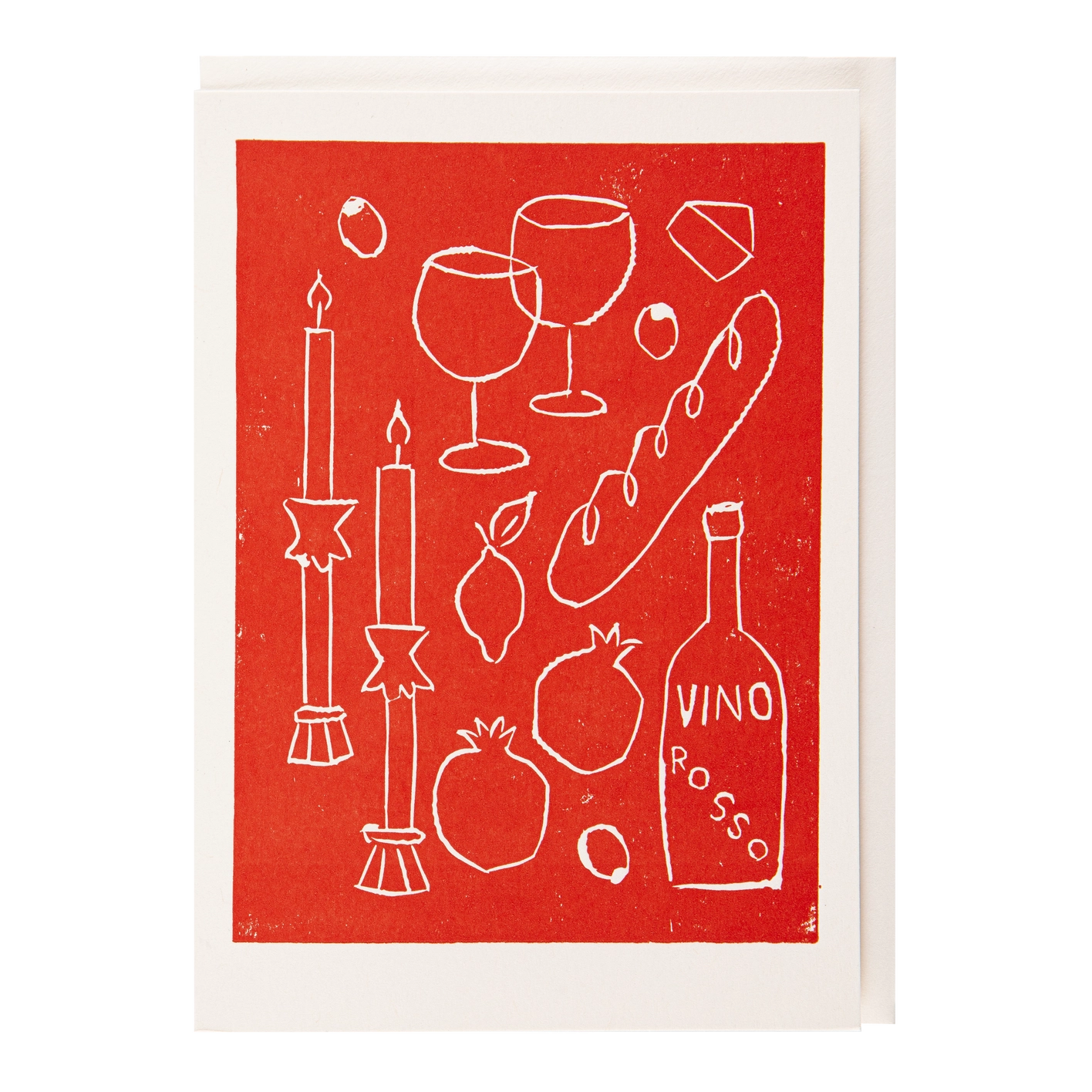 Greeting Card - Vino