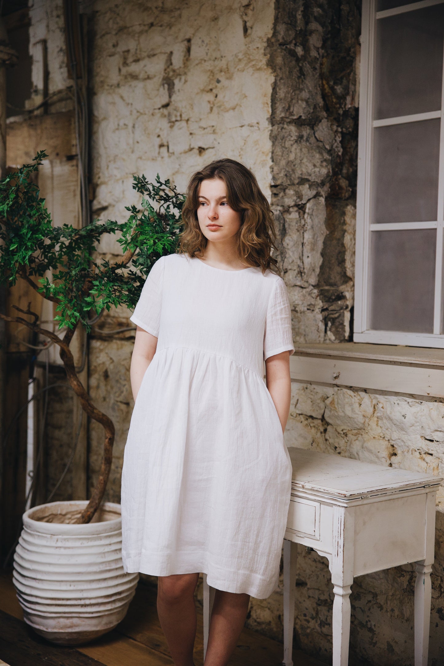 The Provençal Linen Dress