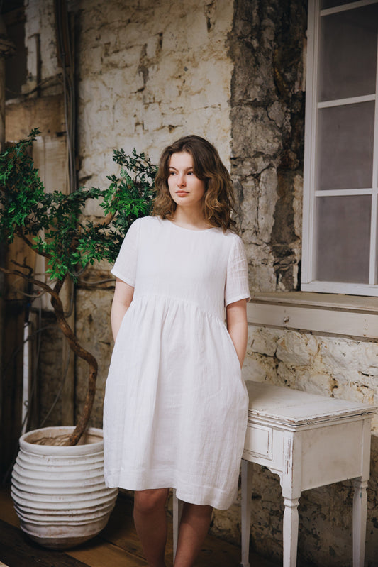 The Provençal Linen Dress