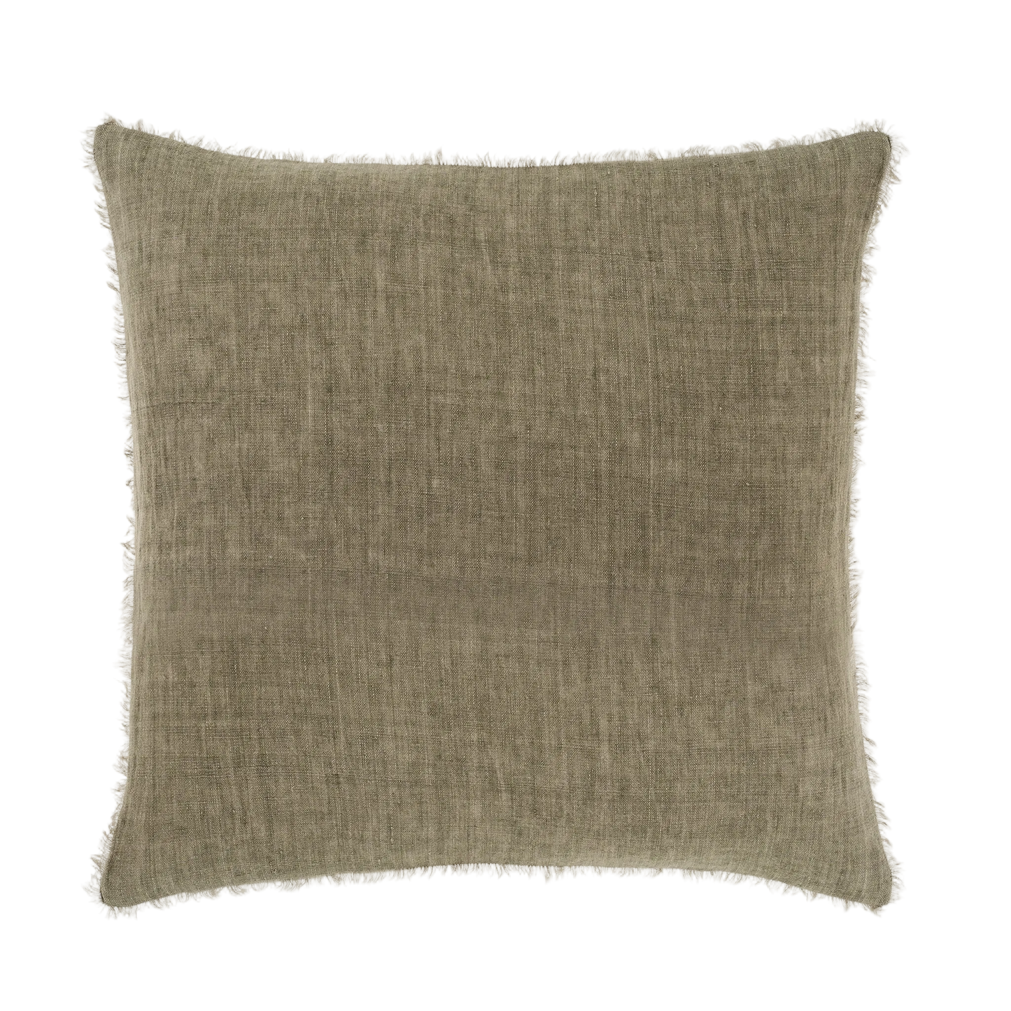 20" Natural Belgian Linen Pillow