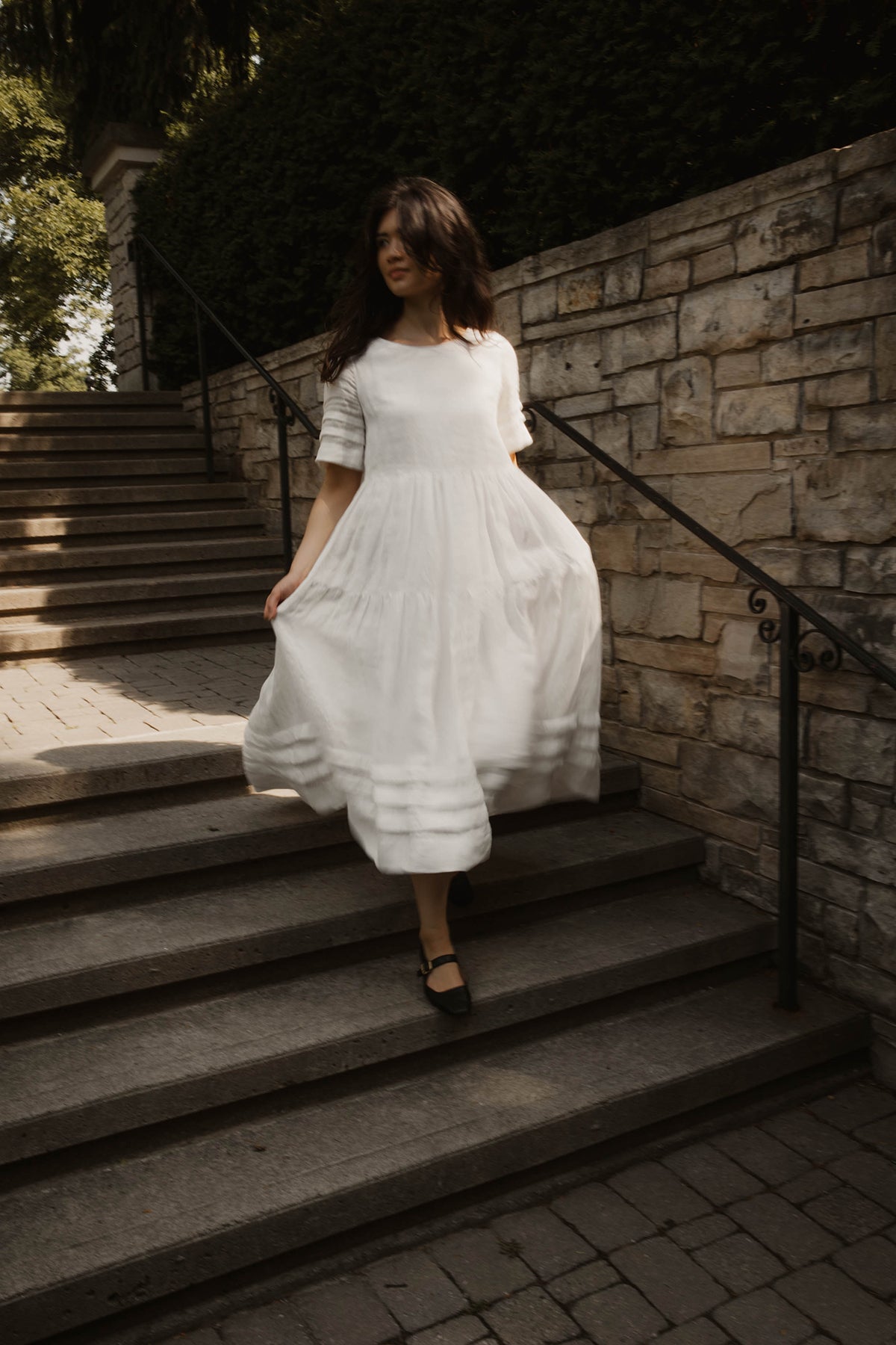 Seaside Linen Dress