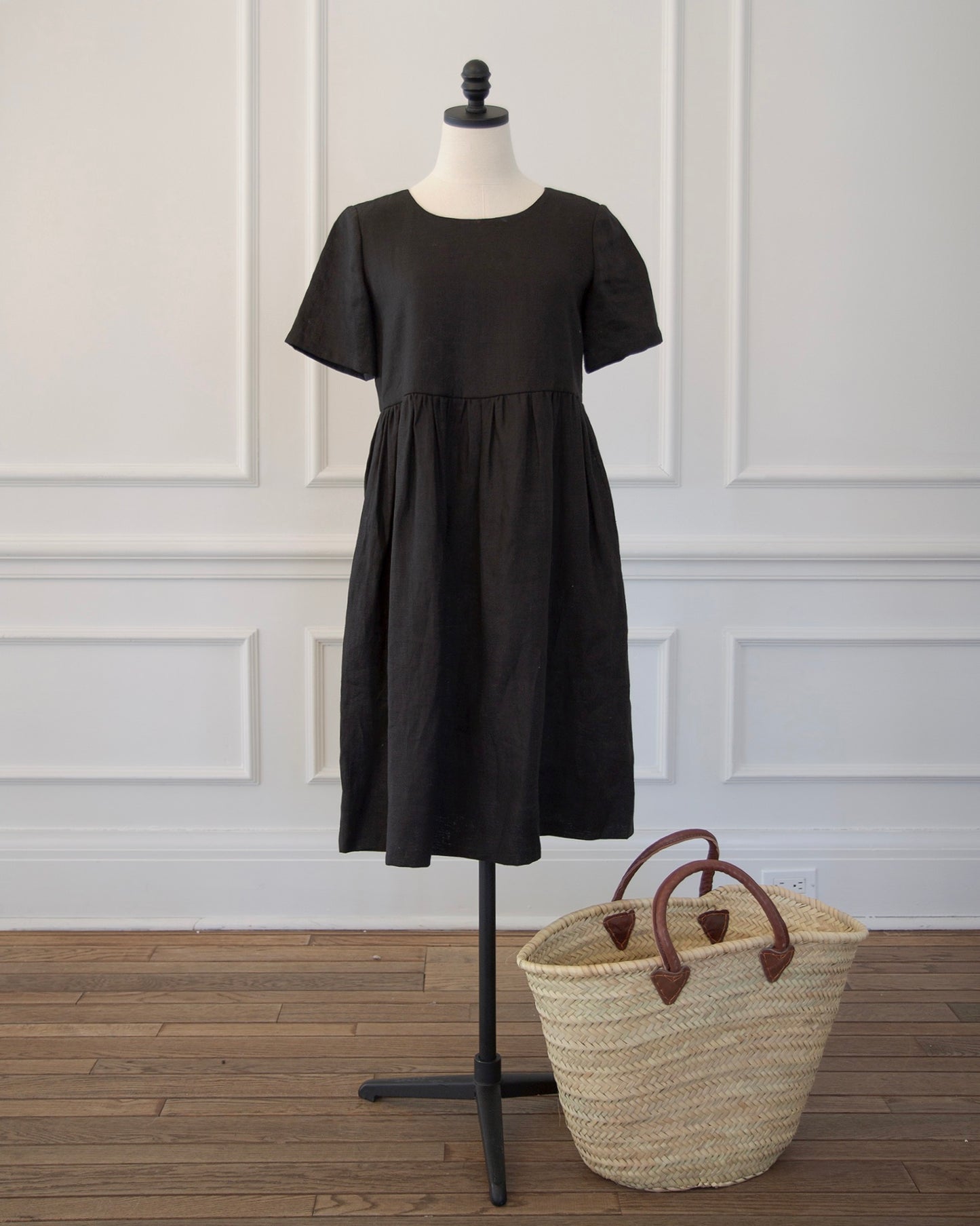 Black Linen Dress