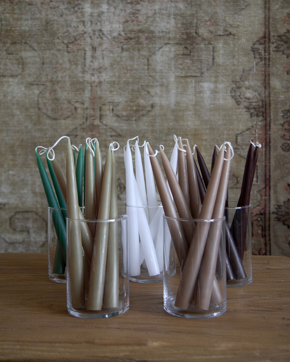 Pair of 10” Danish Taper Candles