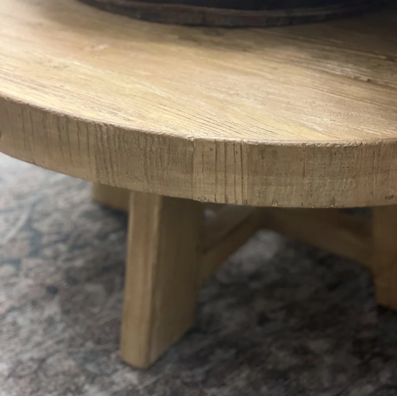 Round Natural Coffee Table