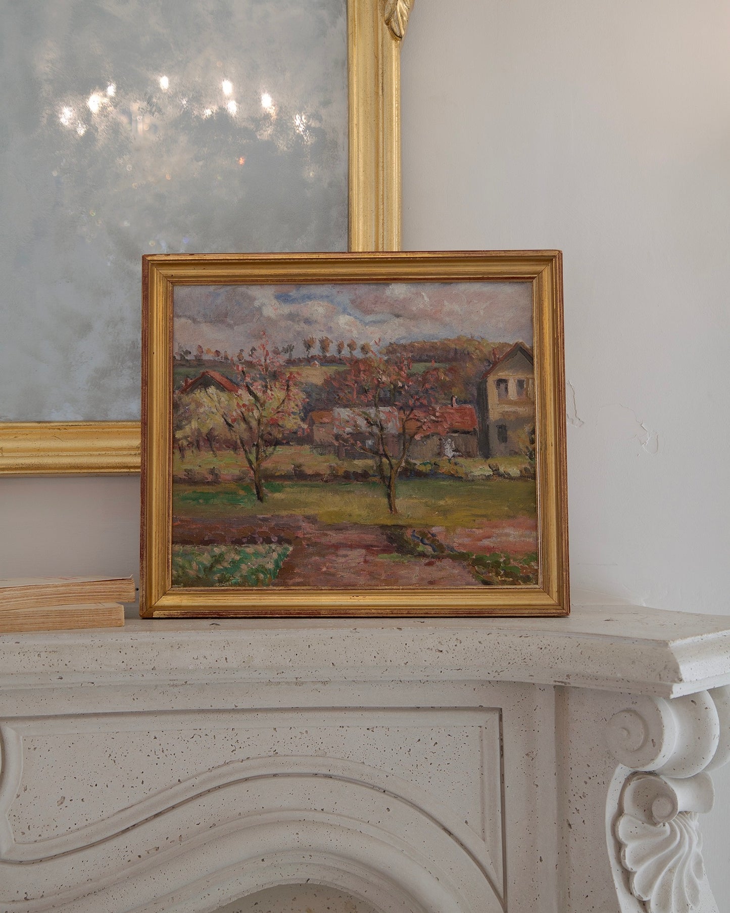 'La Vie à la Campagne' Original French Oil Painting