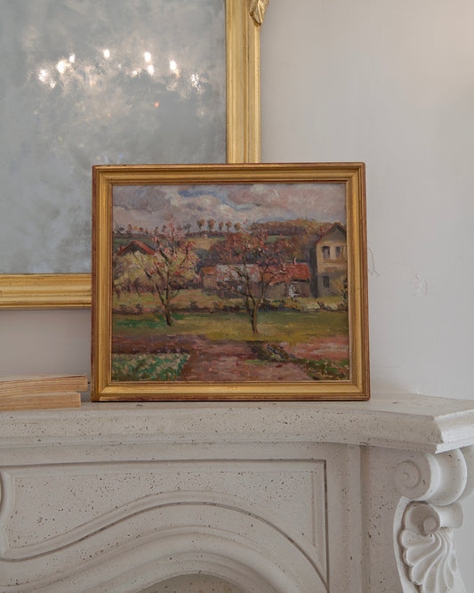 'La Vie à la Campagne' Original French Oil Painting