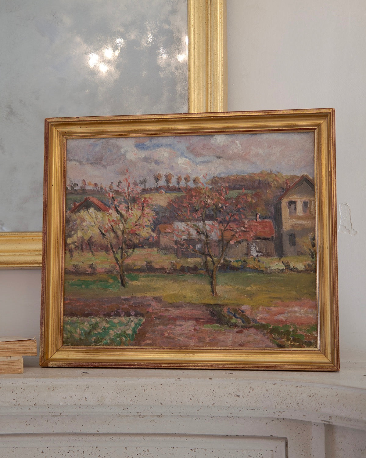 'La Vie à la Campagne' Original French Oil Painting