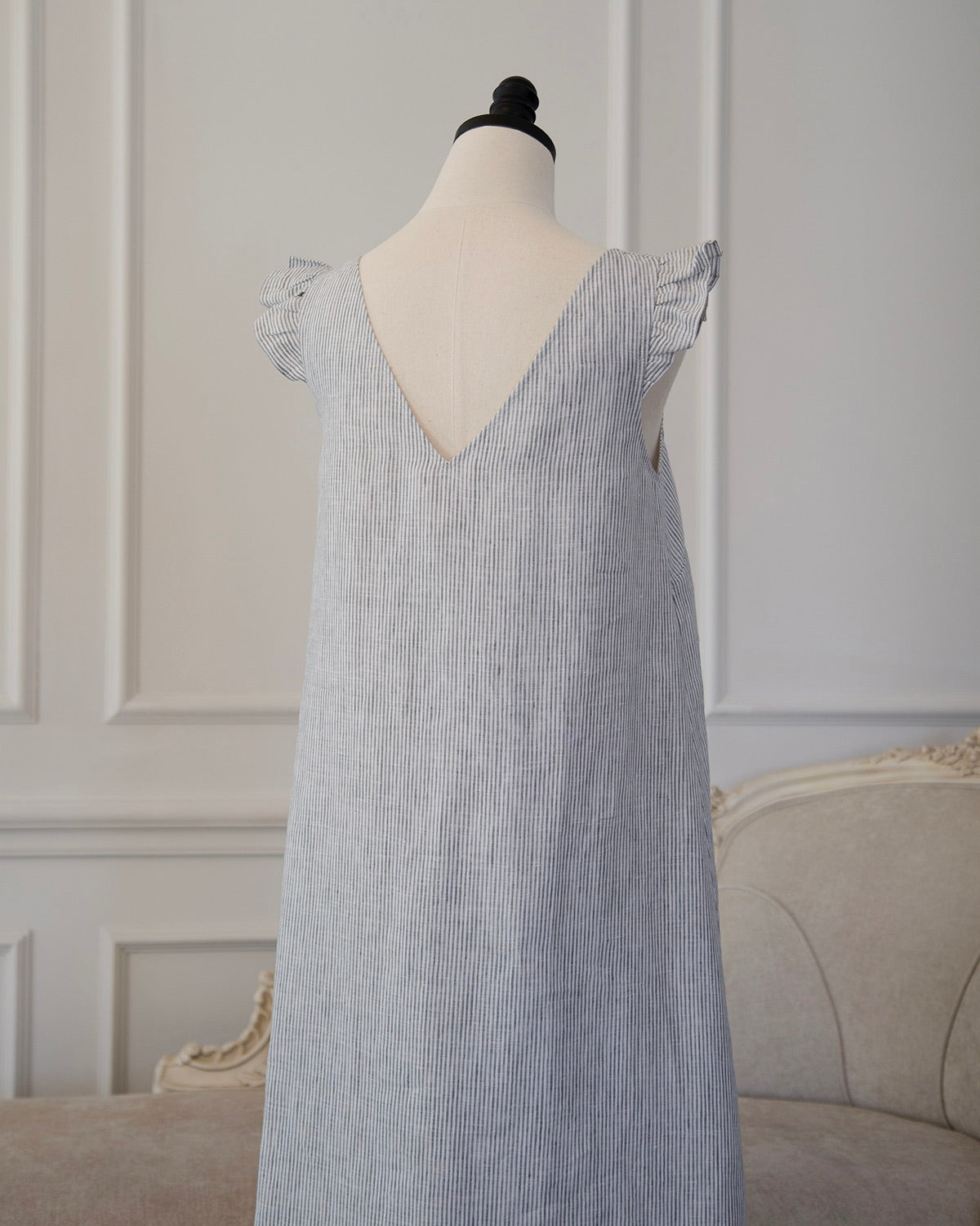 Aveline Linen Dress