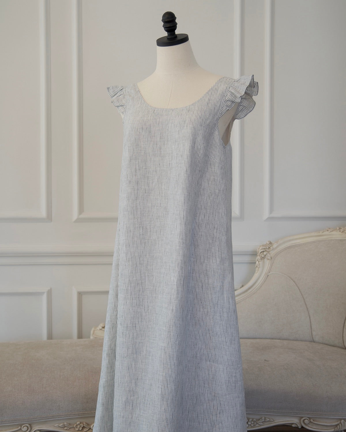 Aveline Linen Dress