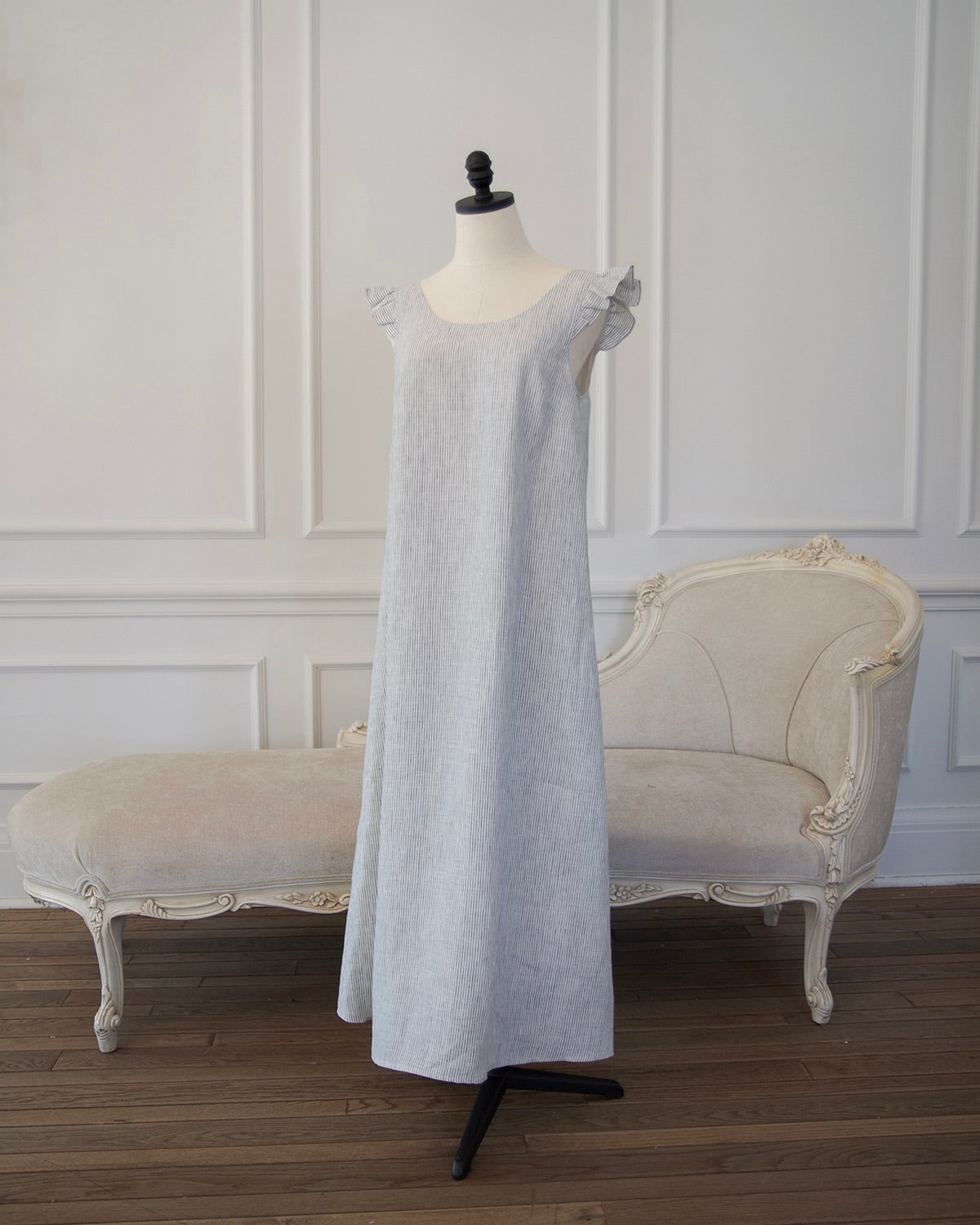Aveline Linen Dress